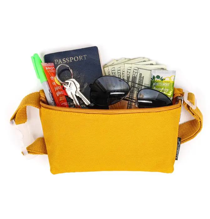 Bag | Fanny Pack Ultra-Slim Recycled | Mustard