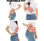 Bag | Fanny Pack Slim Recycled | Floral Red Pink