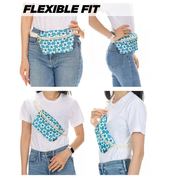 Bag | Fanny Pack Slim Recycled | Daisy Blue