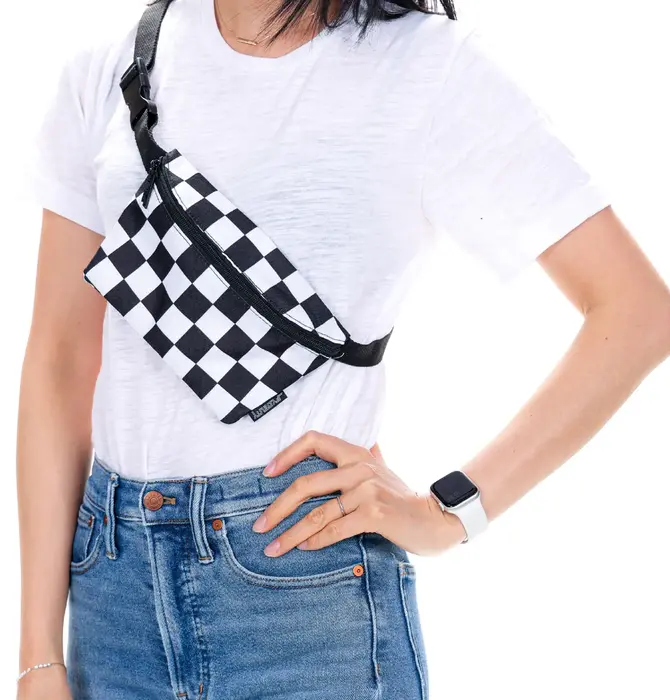 Bag | Fanny Pack Slim Recycled | Checker XL