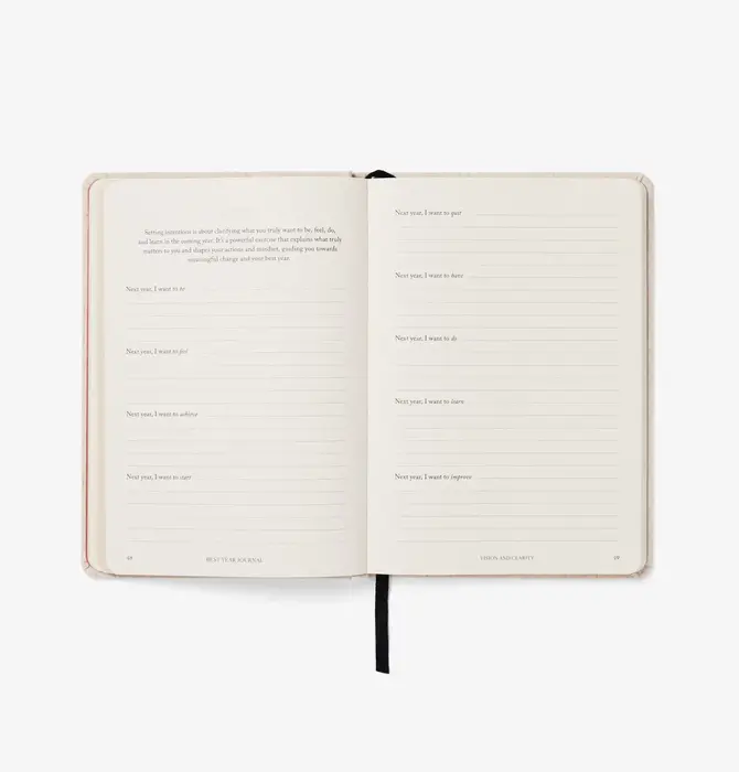 Book | Best Year Journal | 12-Month Planner | Green