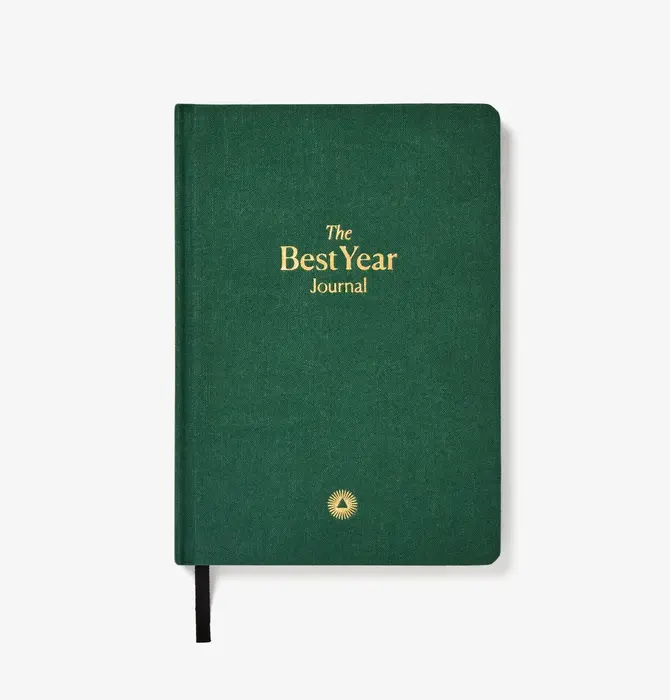 Book | Best Year Journal | 12-Month Planner | Green