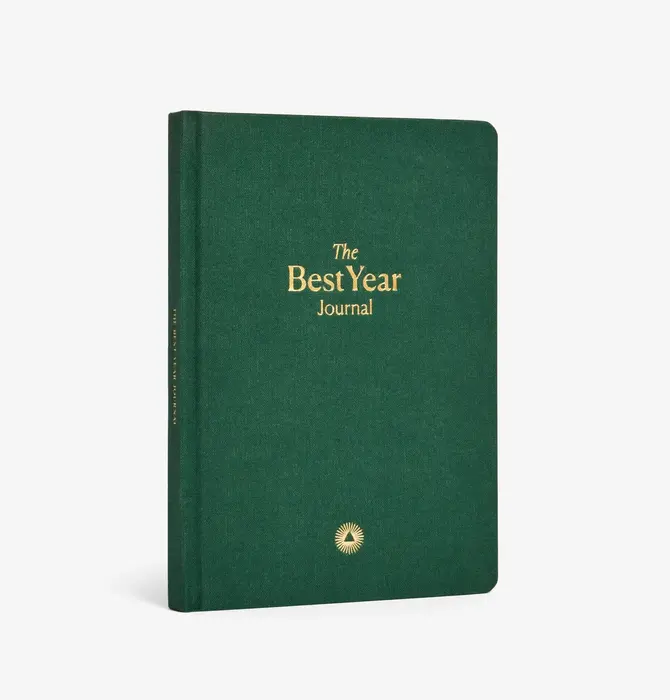 Book | Best Year Journal | 12-Month Planner | Green