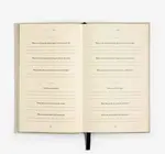 Book | Three Question Journal | Daily Wellbeing | Linen
