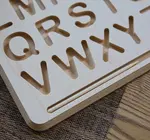 Toy | Tracing Board + Stylus | Wooden Alphabet