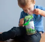 Toy | Lightning Bug Catcher Mason Jar | Glow Green