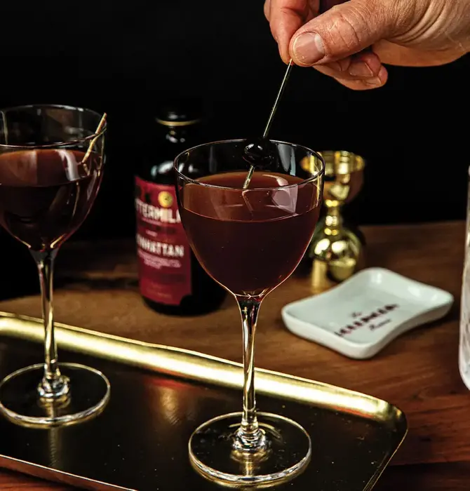 Cocktail Mixer | Bourbon Barrel Aged Manhattan