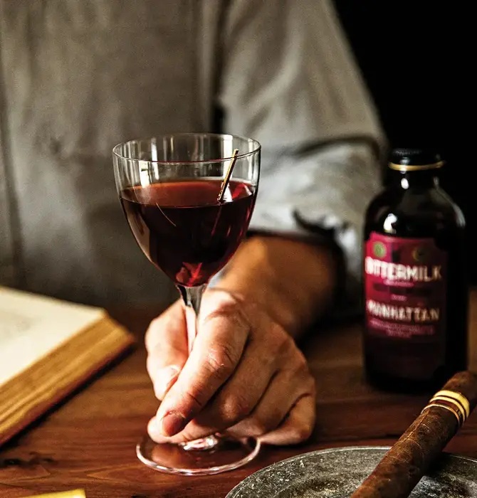 Cocktail Mixer | Bourbon Barrel Aged Manhattan