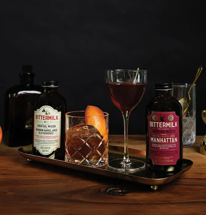 Cocktail Mixer | Bourbon Barrel Aged Manhattan