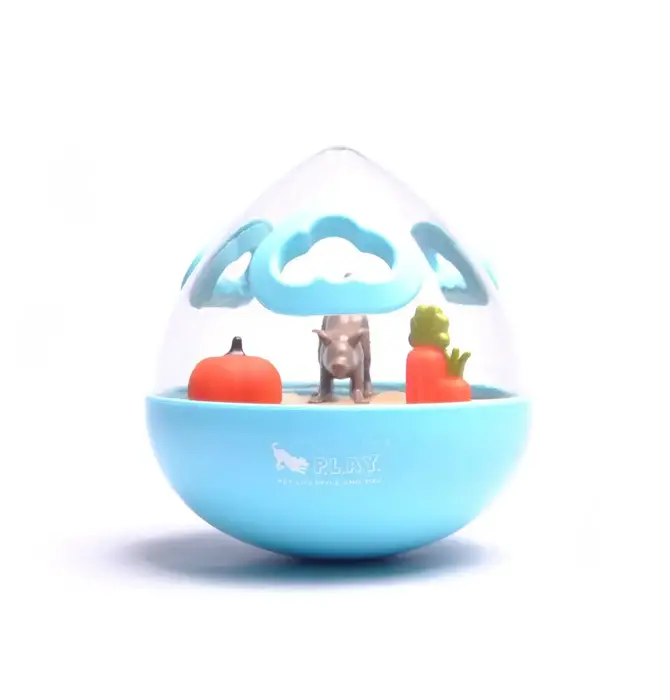 Dog Toy | Wobble Ball | Blue
