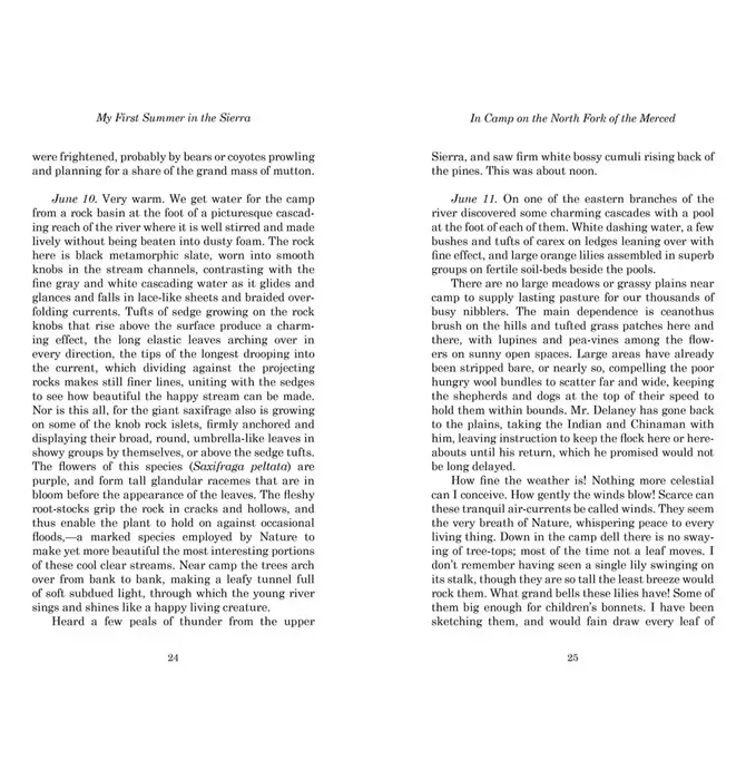 Book | My First Summer in the Sierra