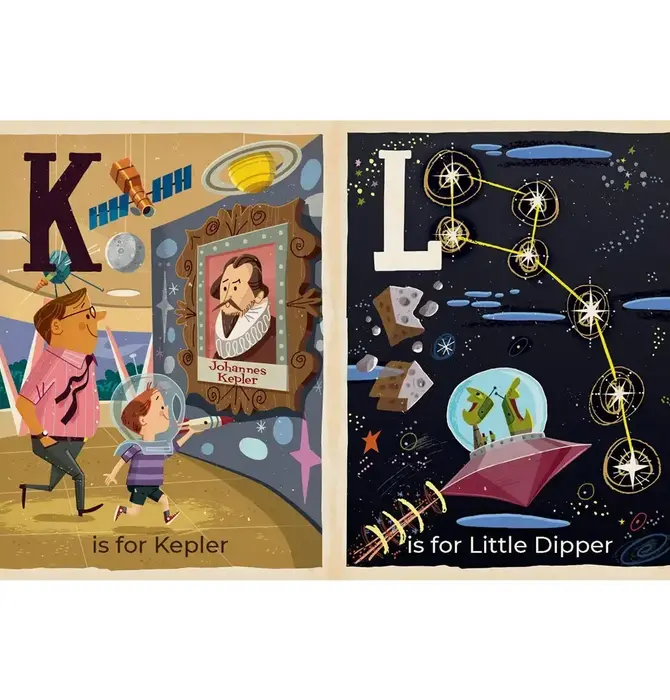Board Book | Alphabet | U is for Universe