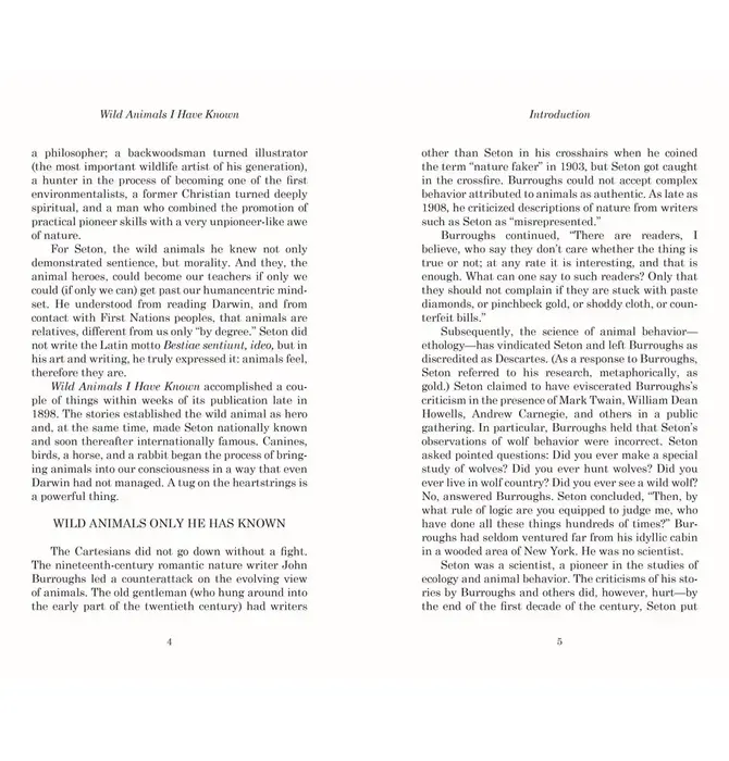 Book | Wild Animals I Have Known