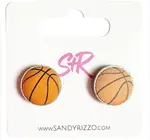 Earrings | Acrylic Stud | Basketball