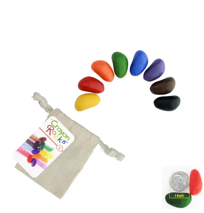 Crayons | Rocks | 8 Primary Colors