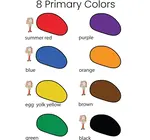 Crayons | Rocks | 8 Primary Colors