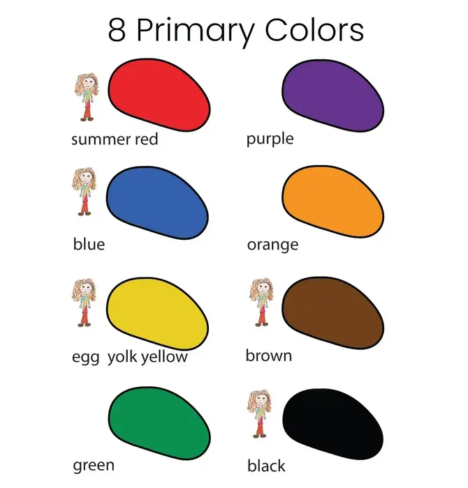 Crayons | Rocks | 8 Primary Colors