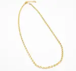 Necklace | Brass Eye Chain 16"