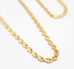 Necklace | Brass Eye Chain 16"