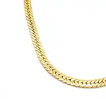 Necklace | Brass 18" Thick Herringbone Chain