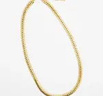 Necklace | Brass 18" Thick Herringbone Chain
