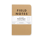 Memo Book | Kraft Field Notes | 3-Pack