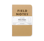 Memo Book | Kraft Field Notes | 3-Pack