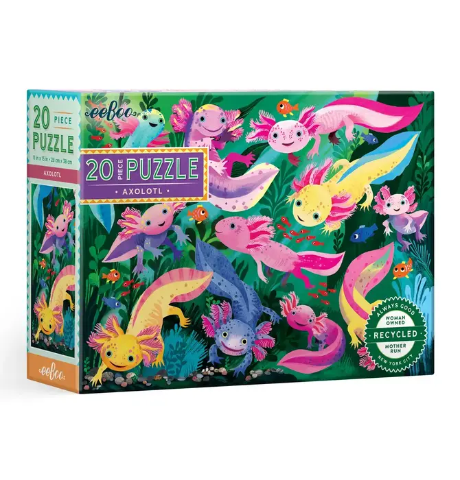 Puzzle | 20-Piece | Axolotl