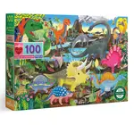 Puzzle | 100-Piece | Land of Dinosaurs