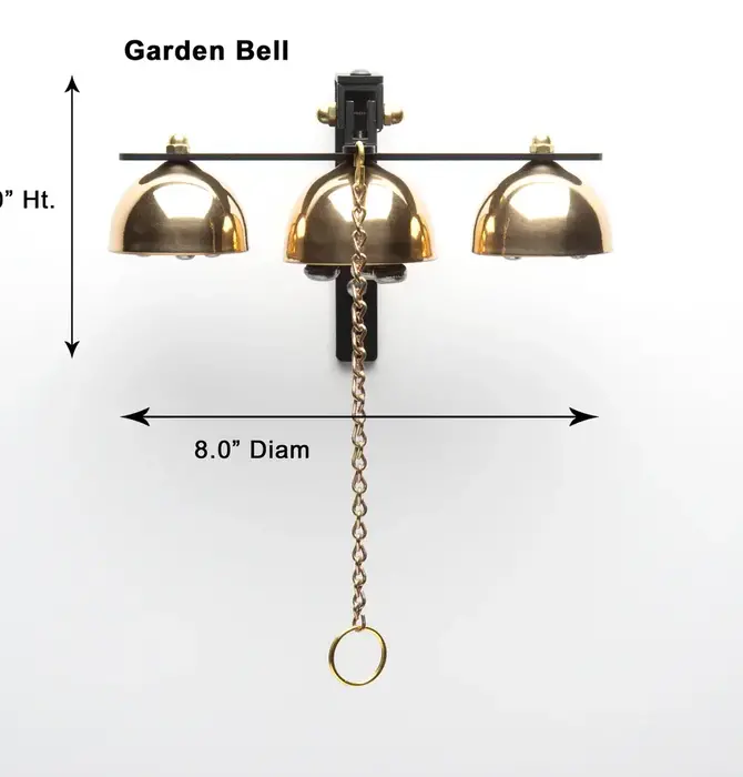 Garden Bell | Brass