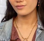 Necklace | Portside Ring Chain | 24KGP