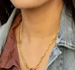 Necklace | Portside Ring Chain | 24KGP