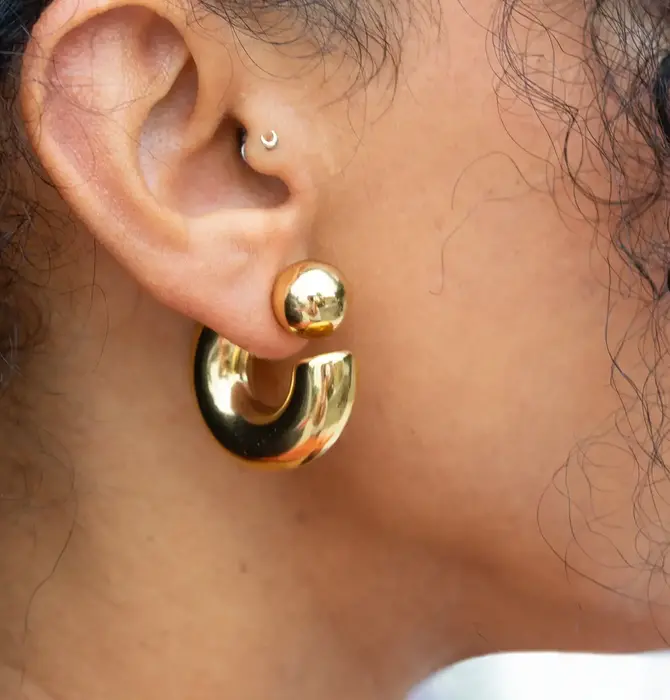 Earrings | Jacket Hoops