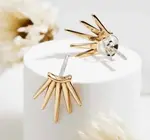 Earrings | Five Spike Post | Gold Filled/Bronze