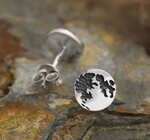 Earrings | Full Moon Post | Sterling