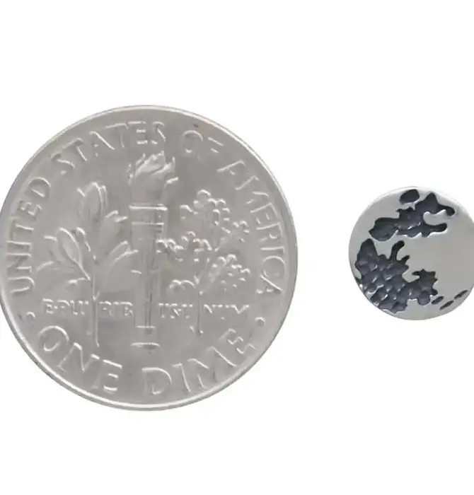 Earrings | Full Moon Post | Sterling