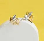 Earrings | Mixed Metal | Banana Post
