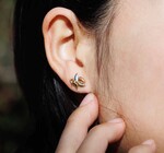 Earring Set | Mixed Metal | Banana Post