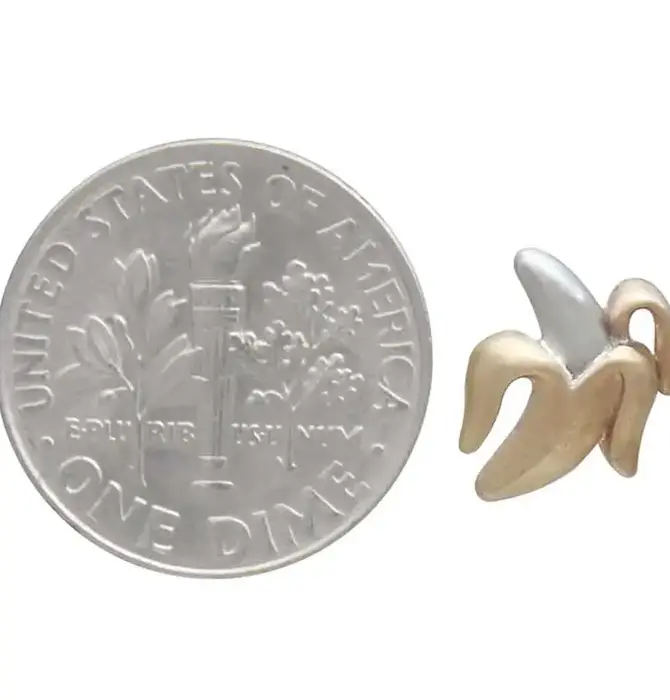 Earring Set | Mixed Metal | Banana Post