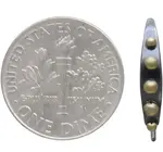 Earrings | Threader Studded | Mixed Metals