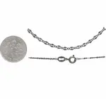 Necklace | Dainty Sunburst Chain 18" | Sterling Silver