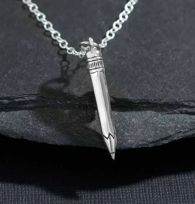 Necklace | Sterling No 2 Pencil 18"