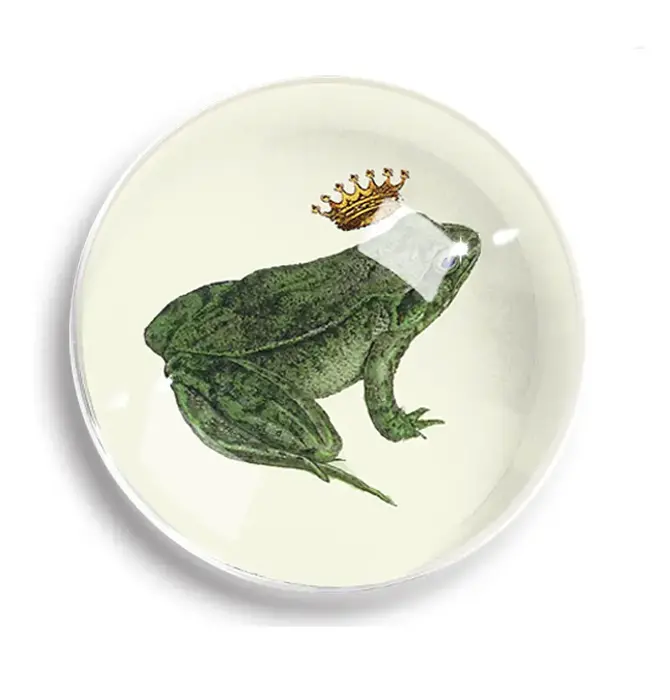 Paperweight | Crystal Dome | Frog Prince