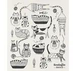 Swedish Dishcloth | Purr Party Cats