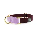 Dog Collar | Martingale | Merlot + Lilac