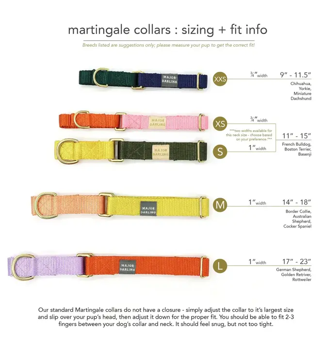 Dog Collar | Martingale | Merlot + Lilac