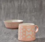 Mug | Studio | Pink Imprint | Stoneware