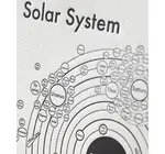 Art Print | Letterpress | 8x8" | Solar System Map