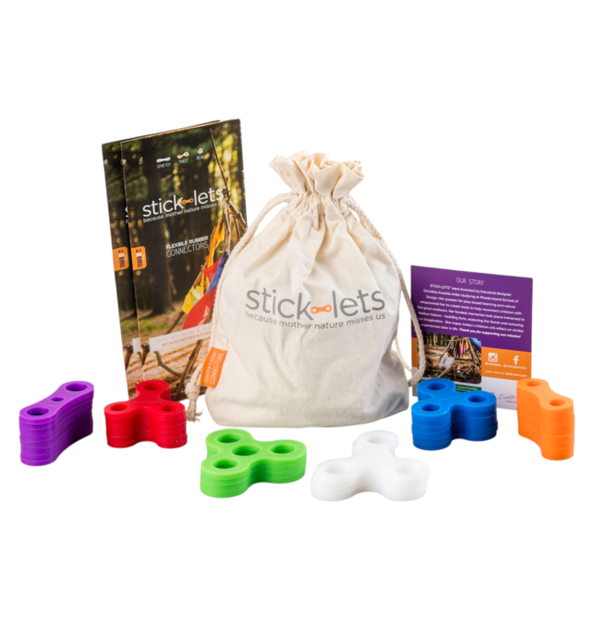 Connector Set | Flexible Rubber | 36-Piece Playdate