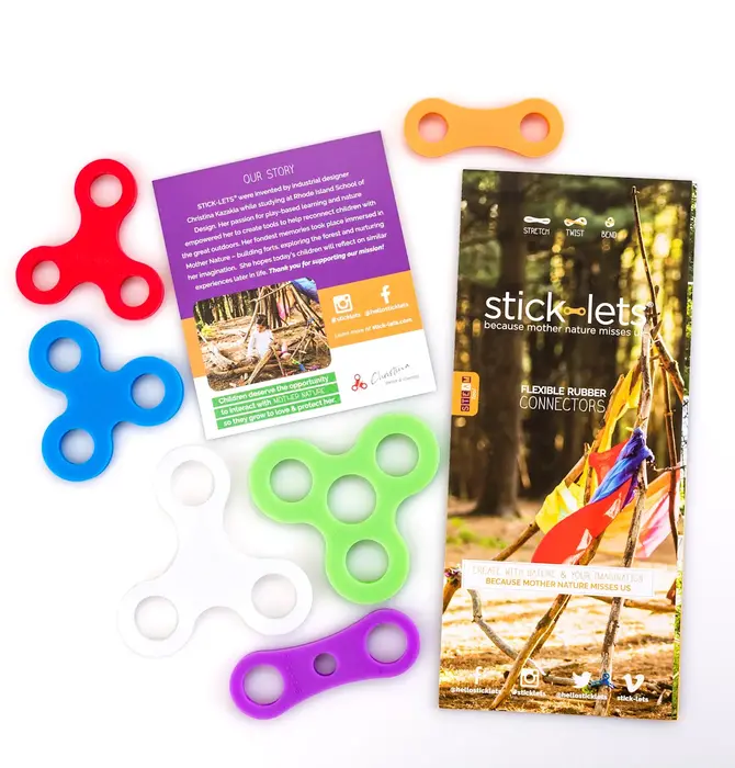 Connector Set | Flexible Rubber | 6-Piece Hexa Fort